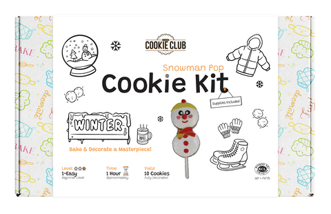 Snowman Cookie Pop Kit